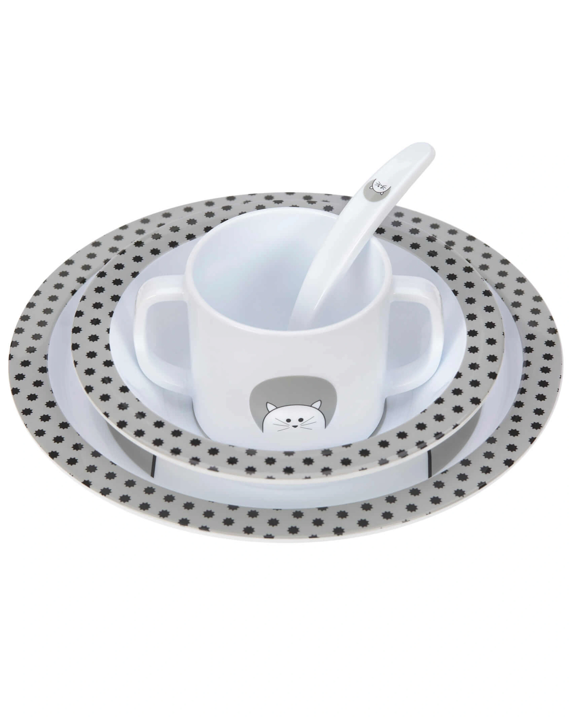Kindergeschirr-Set LITTLE CHUMS CAT 4-teilig