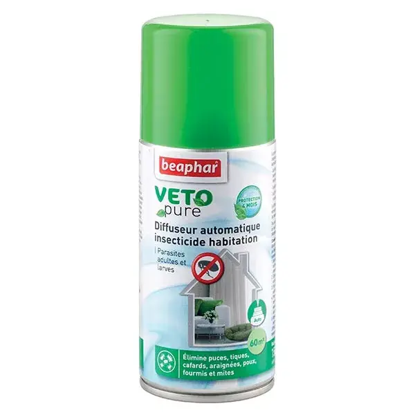 Beaphar Vetopure Diffuseur Automatique Insecticide pour Habitat 150ml