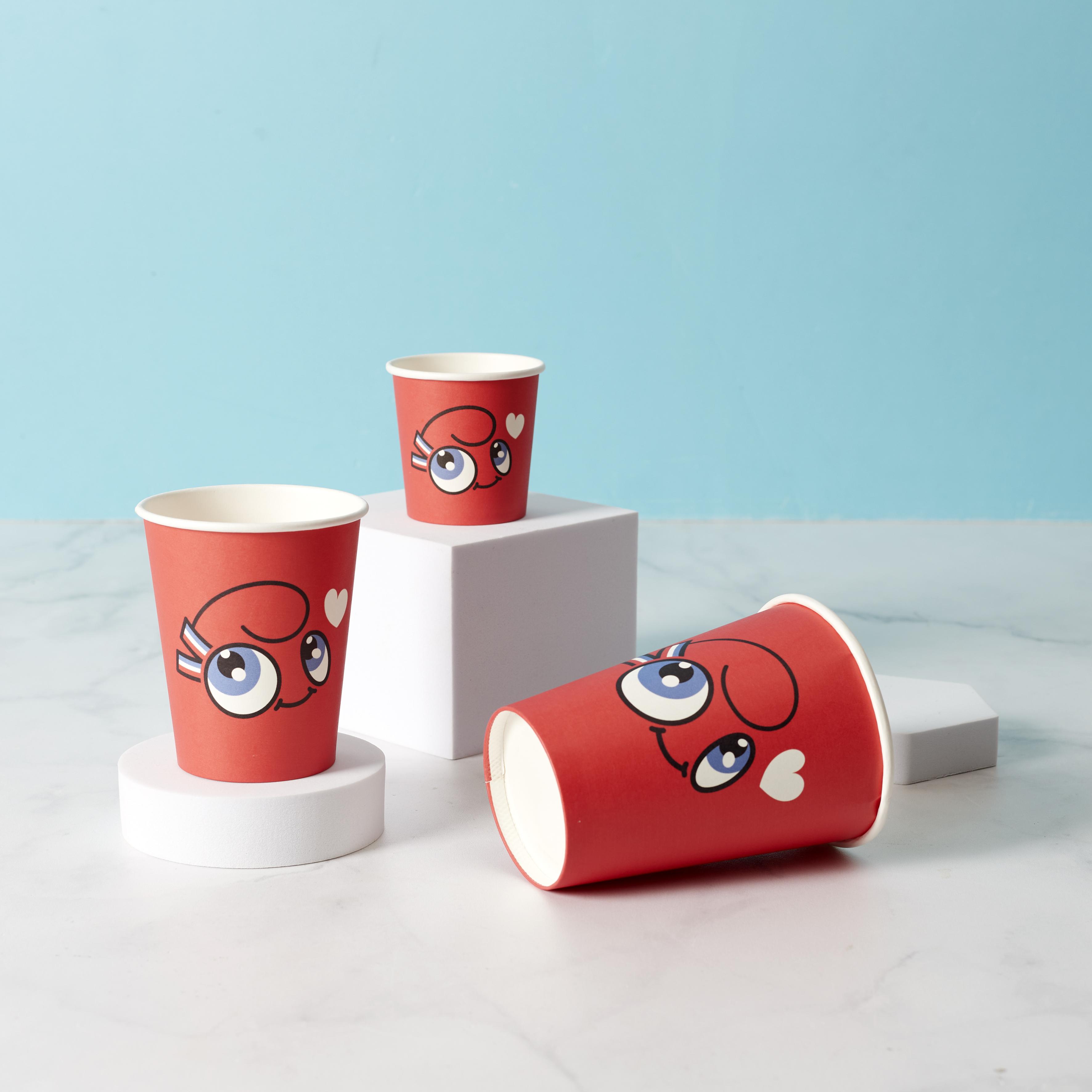 GOBELET CARTON MASCOTTE LOVE 20CL X6 PIECES