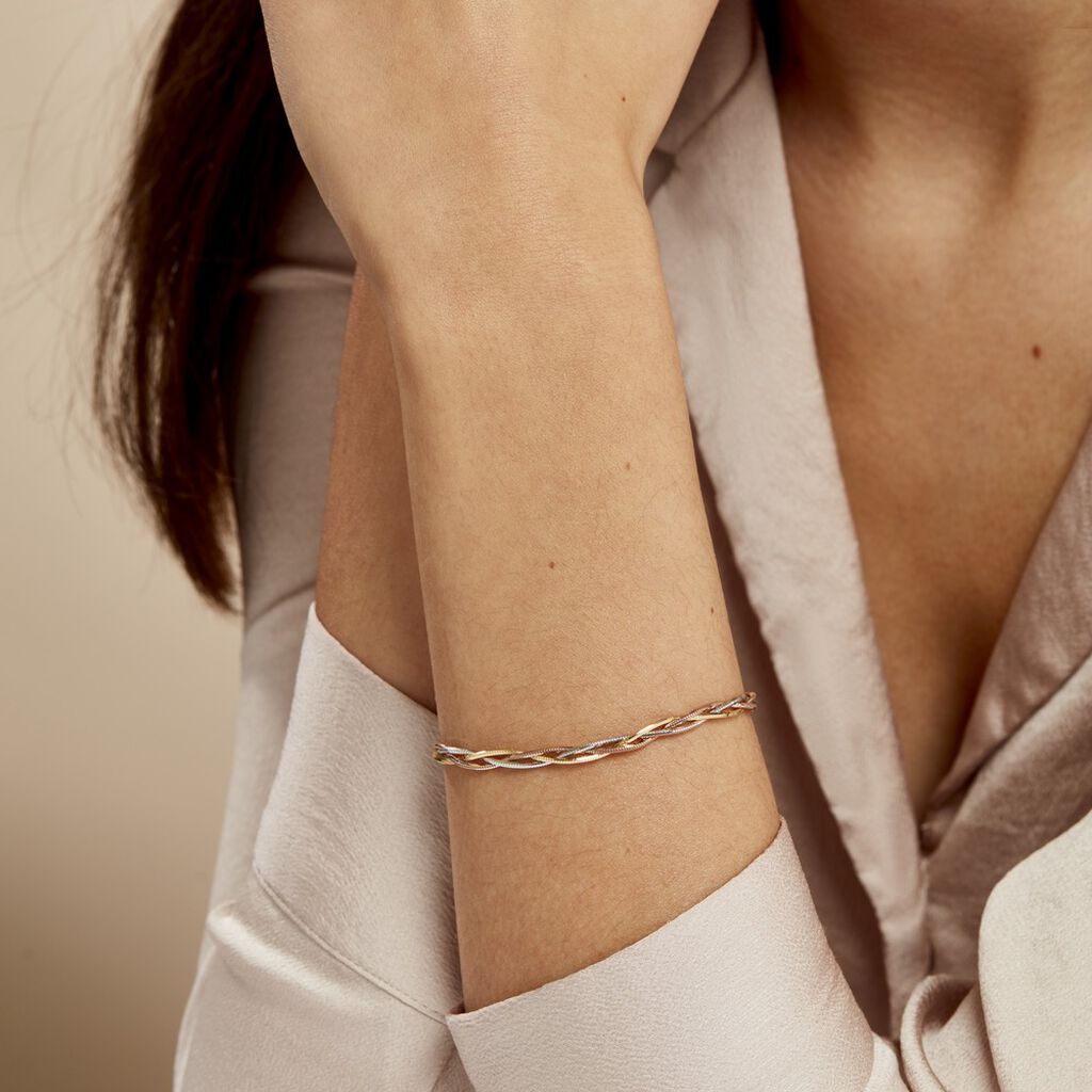 Bracelet Eira Argent Tricolore