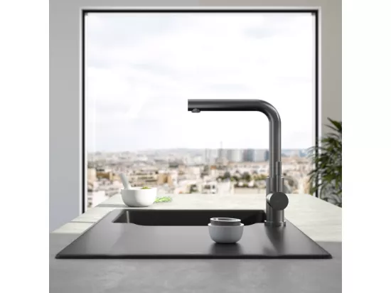 Robinet cuisine VILLEROY ET BOCH Modern Steel anthracite