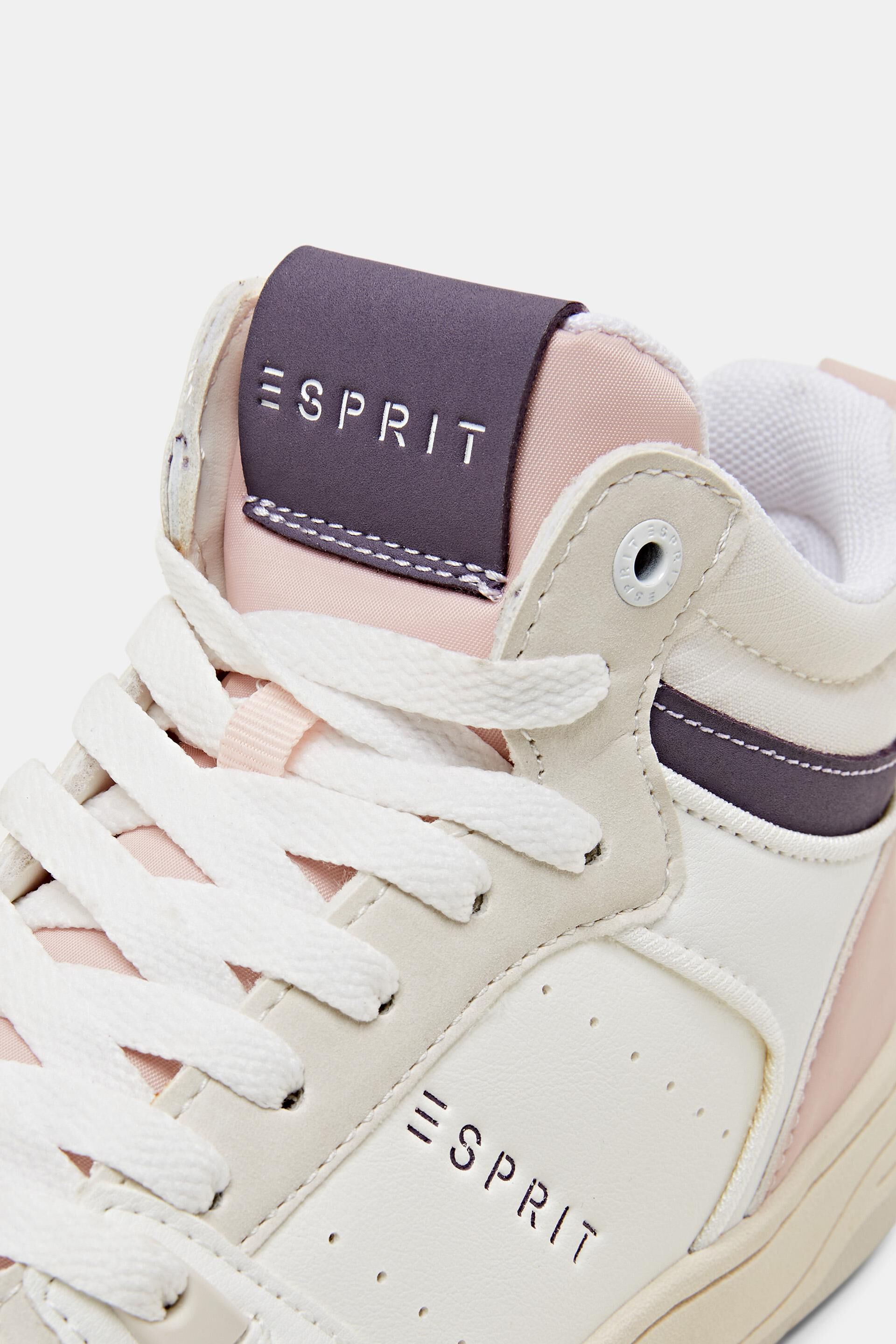 Sneakers montantes en similicuir