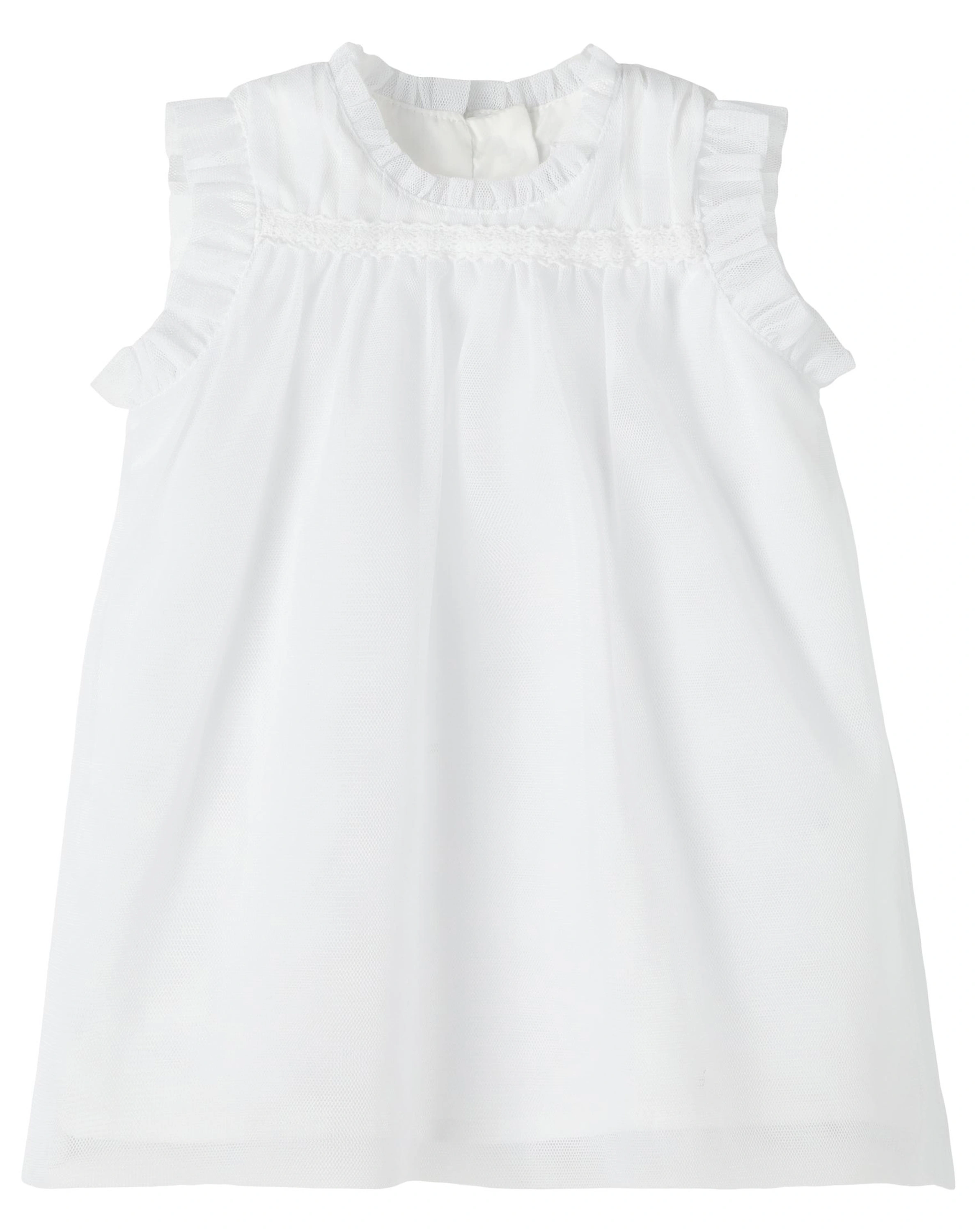 Tüllkleid NBFDEMINE - SPENCER ärmellos in bright white