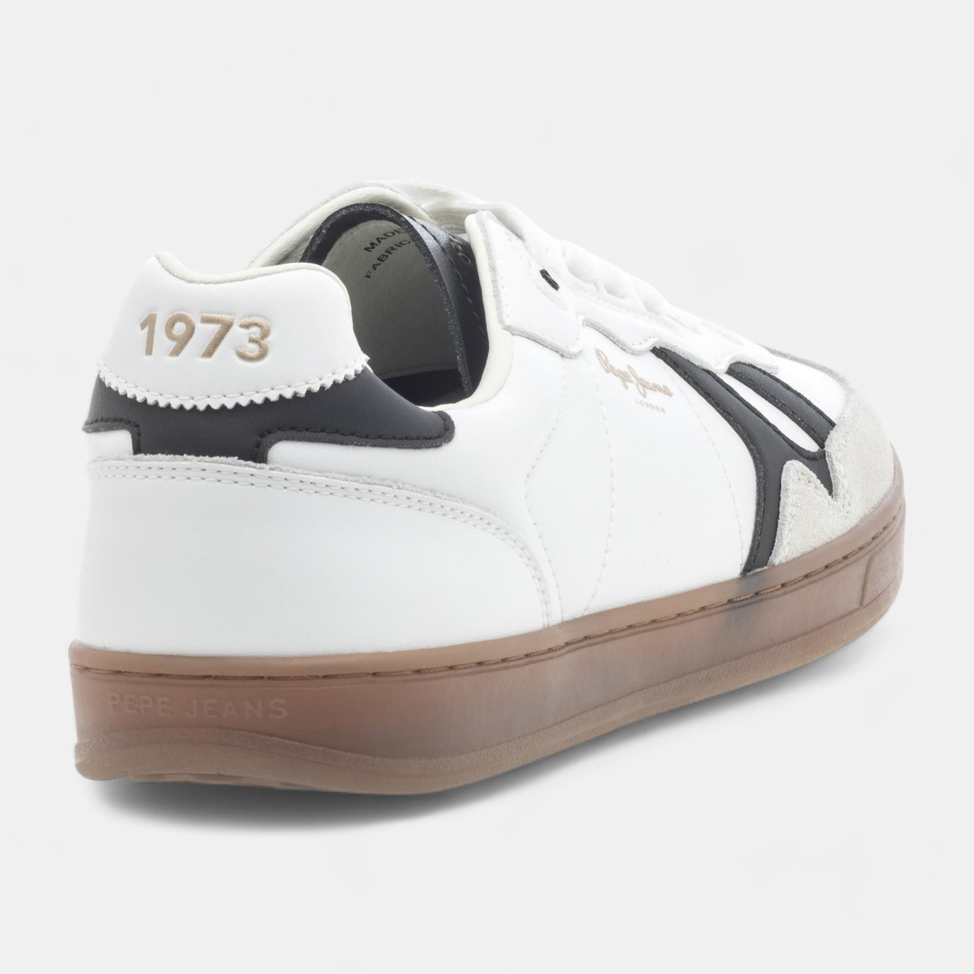 Baskets Homme en cuir blanc