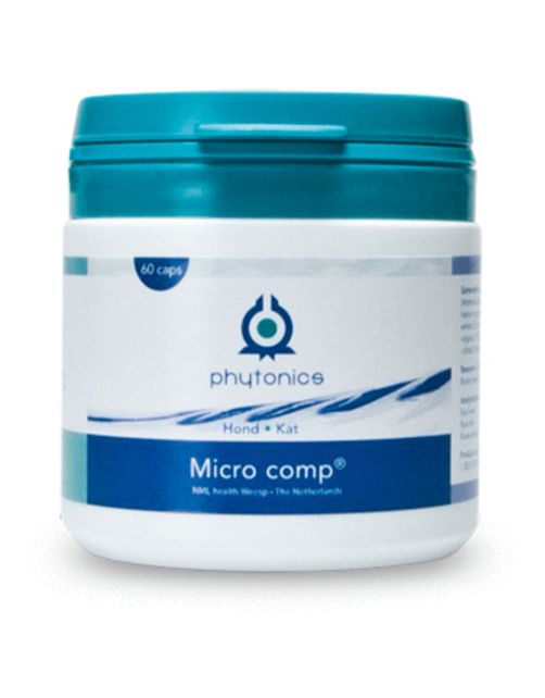 Phytonics Phytonics Micro Comp - Voedingssupplement - Darmen - 60 caps Hond\/Kat