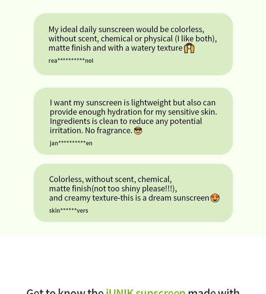 iUNIK - Centella Kalmerende Dagelijkse Zonnebrandcrème