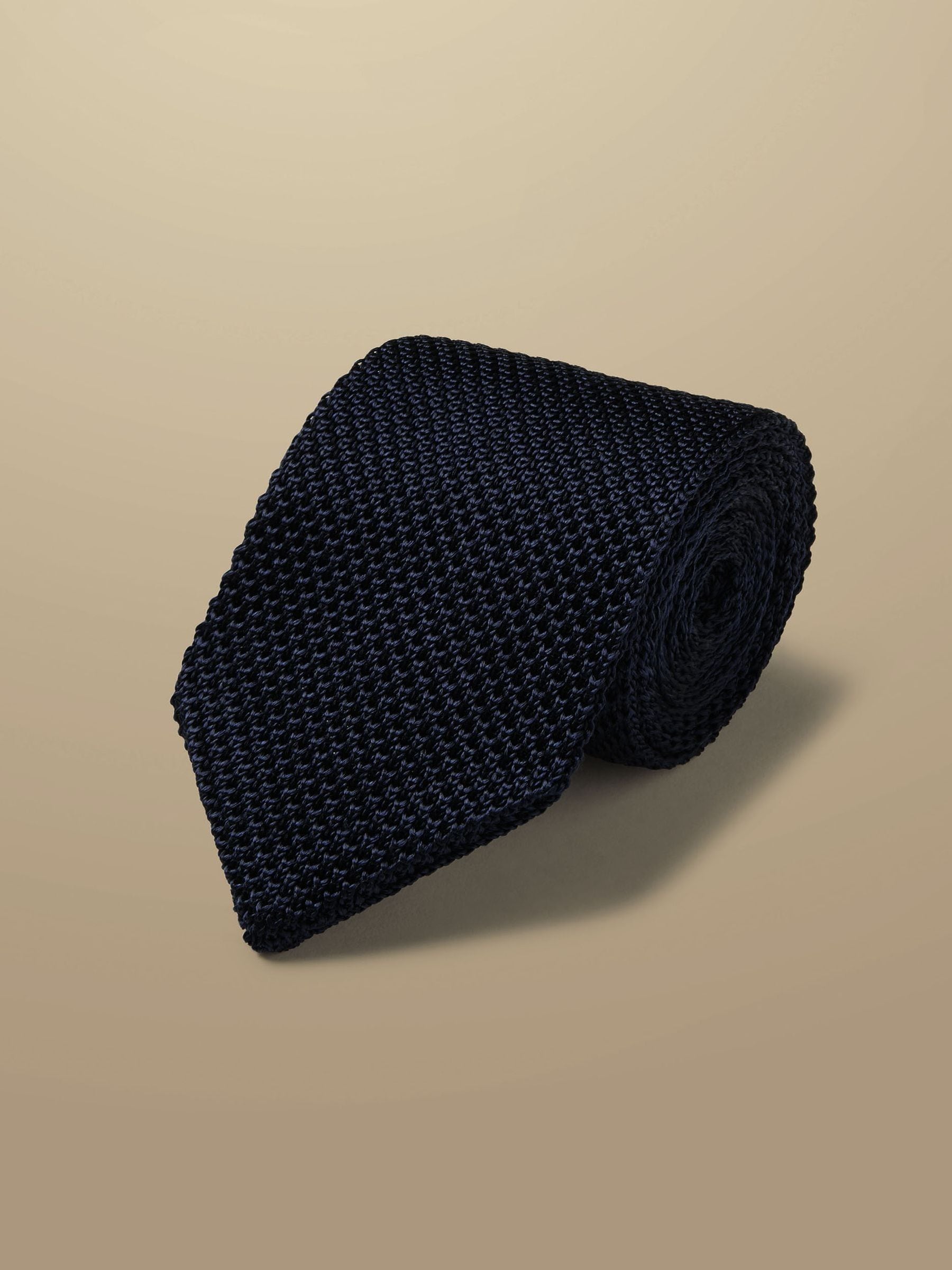 Charles Tyrwhitt smalle gebreide zijden das