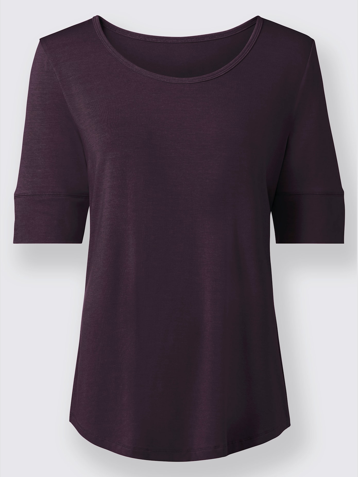 T-shirt femme simple élégant manches doublées