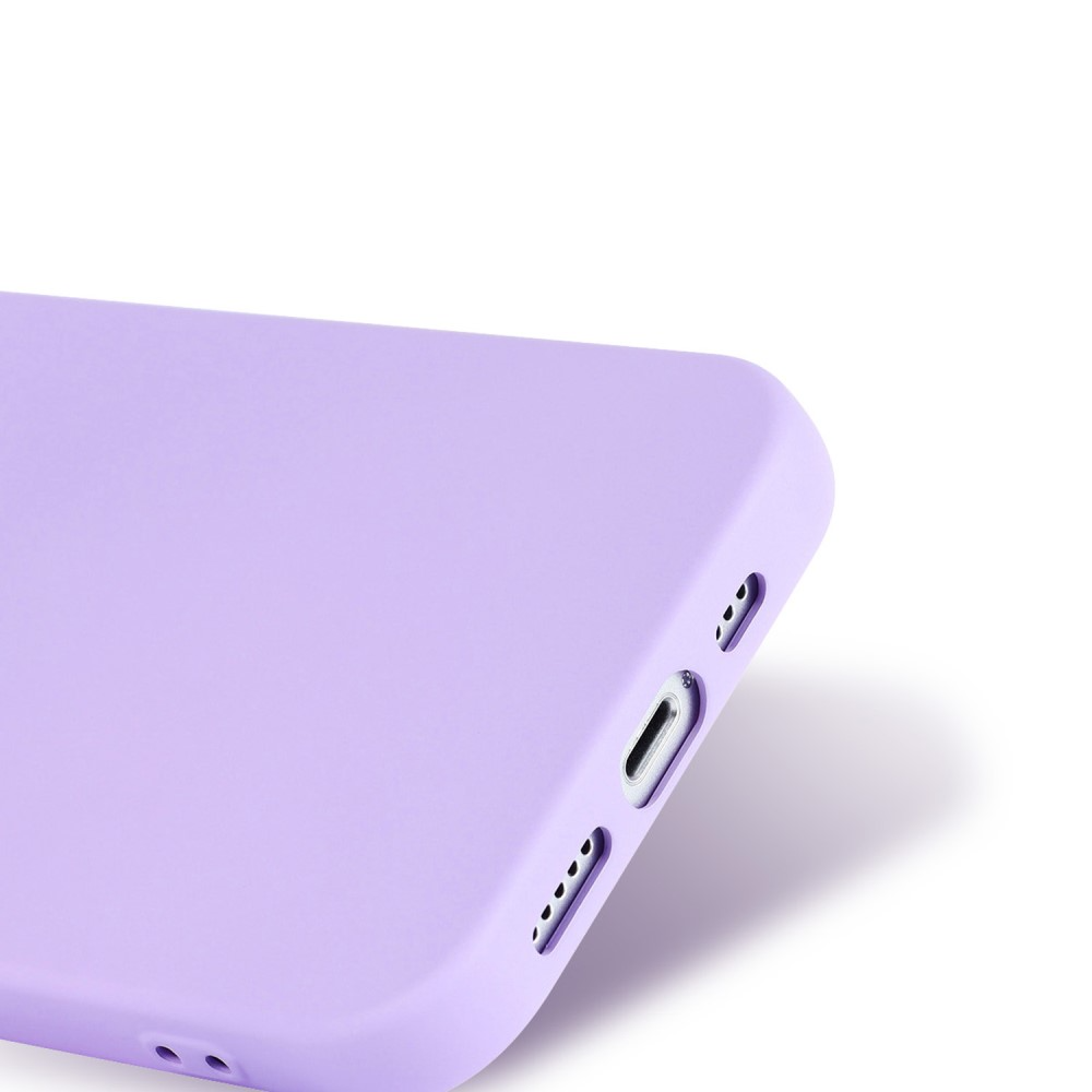 iPhone 13 Soft Touch Gummi Case Hülle mit Kameraschutz - Schwarz