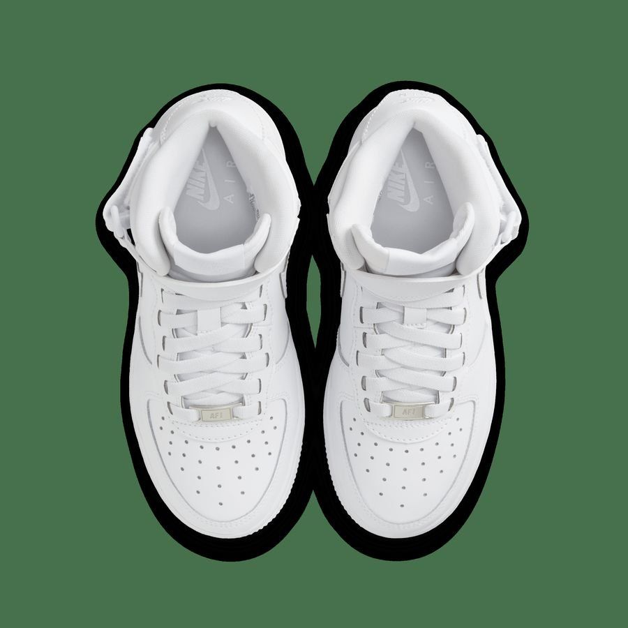 Nike Air Force 1 Mid EasyOn Big Kid WHITE/WHITE-WHITE