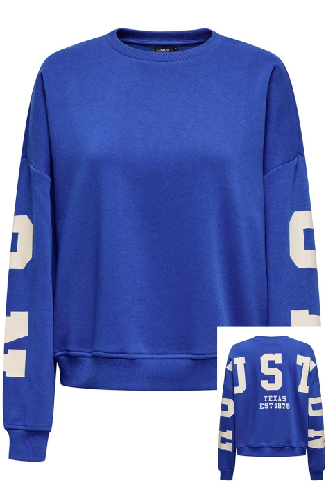 Only blauwe dames sweater