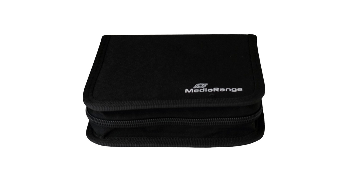MediaRangeCD Tas 24-x  (Zwart, Retail)