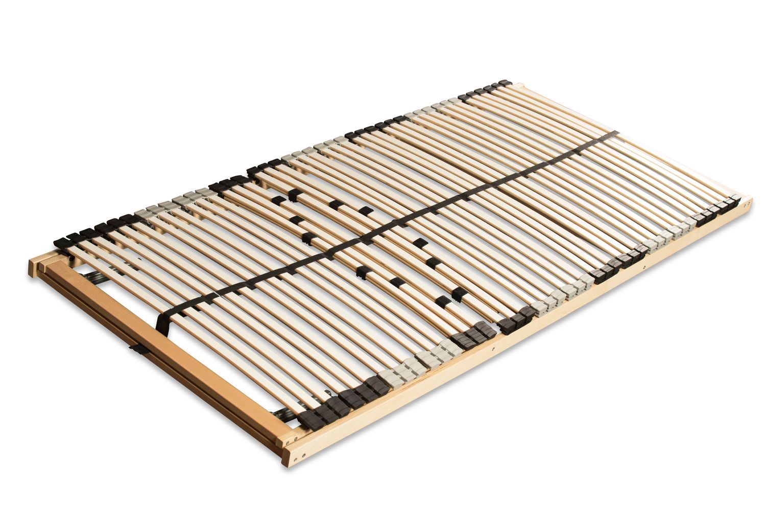 Coemo 7-Zonen Premium-Lattenrost 42 Leisten Kopfteil verstellbar 90 x 200 cm