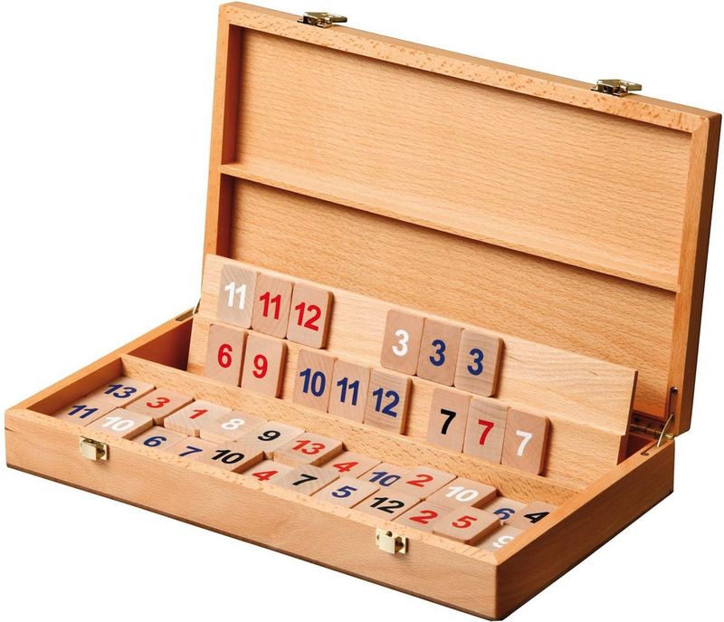 Philos Rummy hout cassette 36x20cm