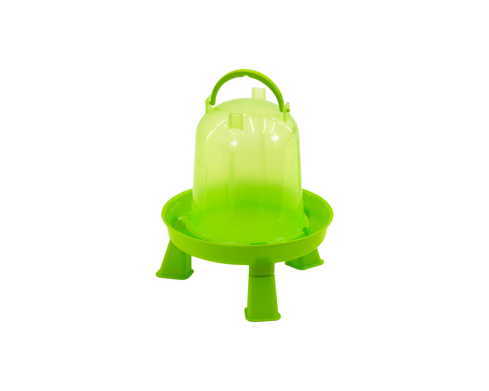 Abreuvoir plastique sur pieds poules, volailles 1,5 litres