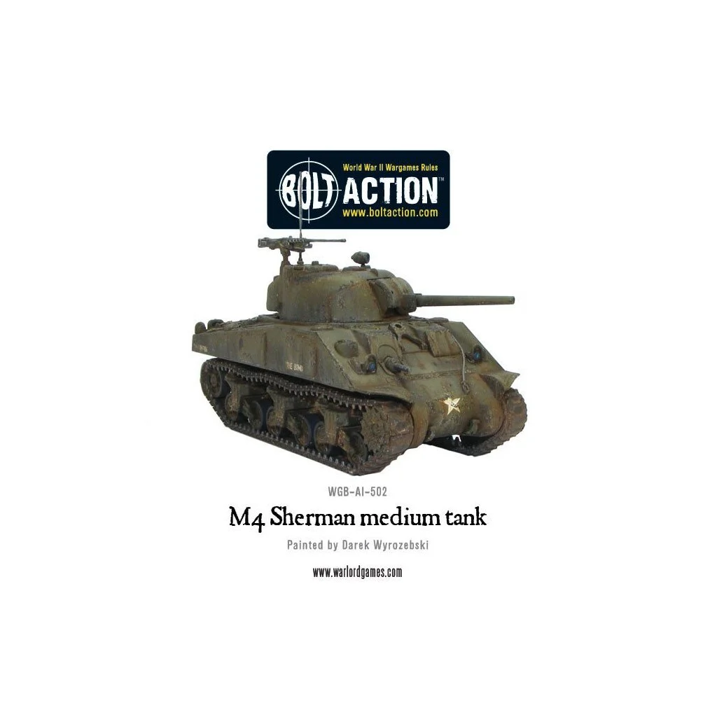Bolt Action - M4 Sherman medium tank (plastic)