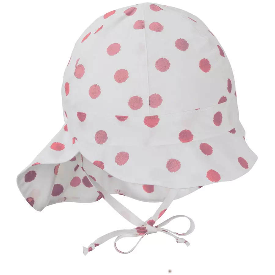 Sterntaler Schirmmütze mit Nackenschutz rosa
