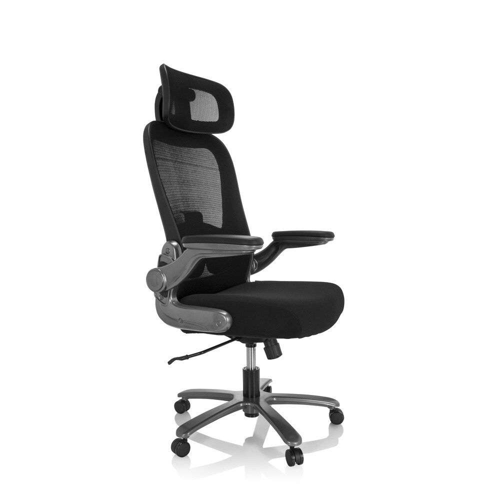 XXL Drehstuhl INSTRUCTOR T I PRO Stoff/Netzstoff mit abklappbaren Armlehnen hjh OFFICE