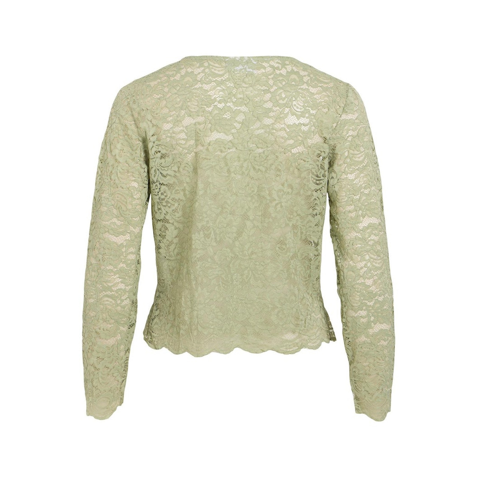 Vila VIESTEA LACE L/S COVER UP/BM/D
