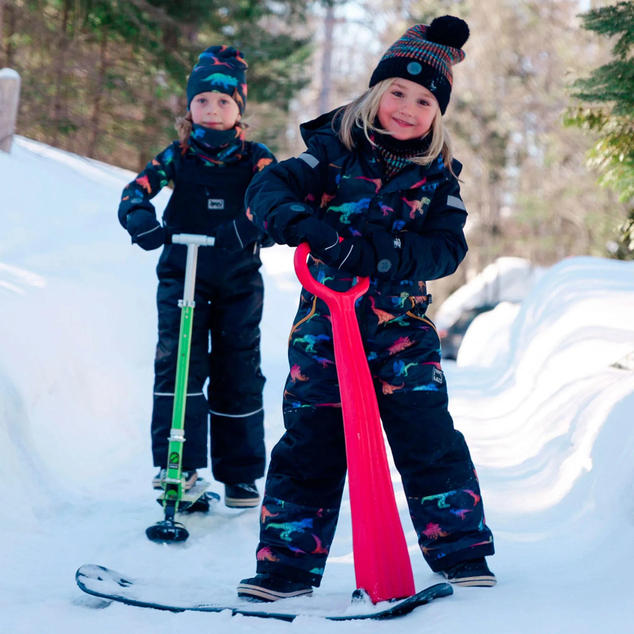 Deux par Deux Habit de Neige Une Pièce Dinosaure 2-6ans