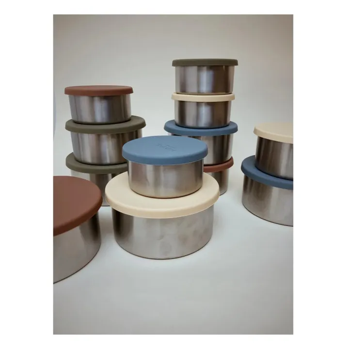 Haps Nordic Boîtes en acier L - set de 3 | Olive
