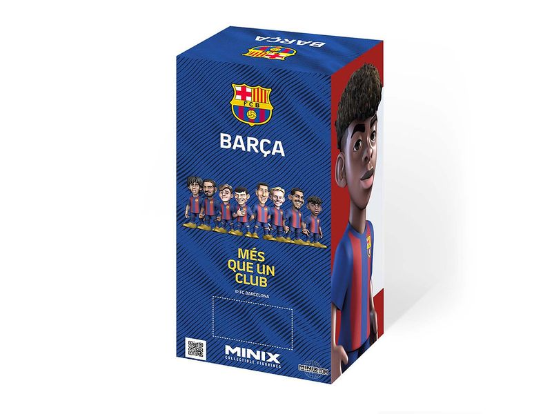 Minix Figur FC Barcelona Lamine Yamal 12 cm Sammelfigur mit Sichtbox