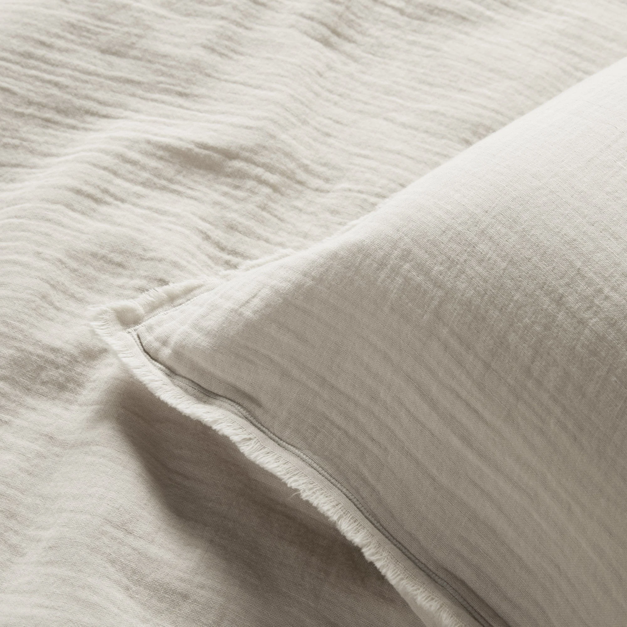 LOU - Lot de 2 taies d'oreiller | Beige