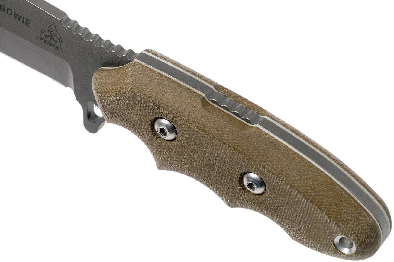 TOPS Knives Backpacker's Bowie BPB-01 vaststaand mes