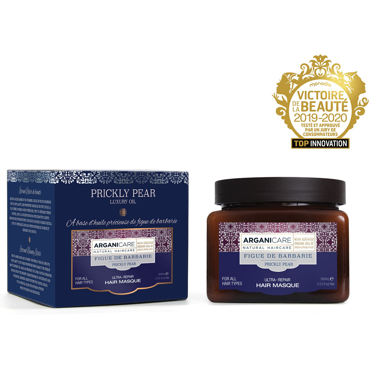 Arganicare Masque Magnificience à la Figue de Barbarie - 500 ml