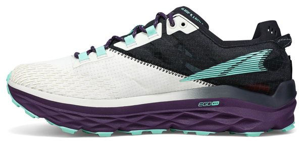 Chaussures de Trail Running Altra Mont Blanc Blanc Noir Vert