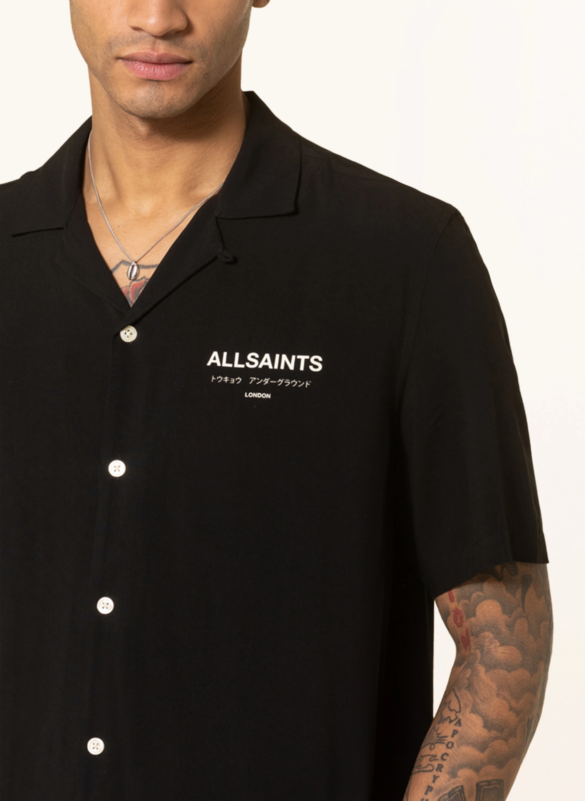 ALLSAINTS Resorthemd UNDERGROUND Relaxed Fit
