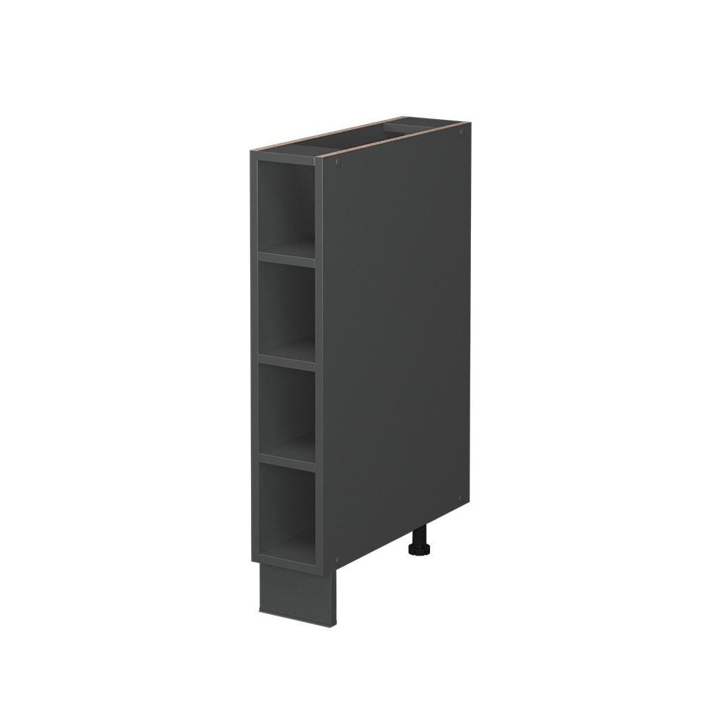 Vicco Regalunterschrank Küchenschrank Küchenmöbel Fame-Line Anthrazit 15 cm modern Küche Unterschrank Einbauküche Einlegeboden Küchenzeile Regal Aufbewahrung