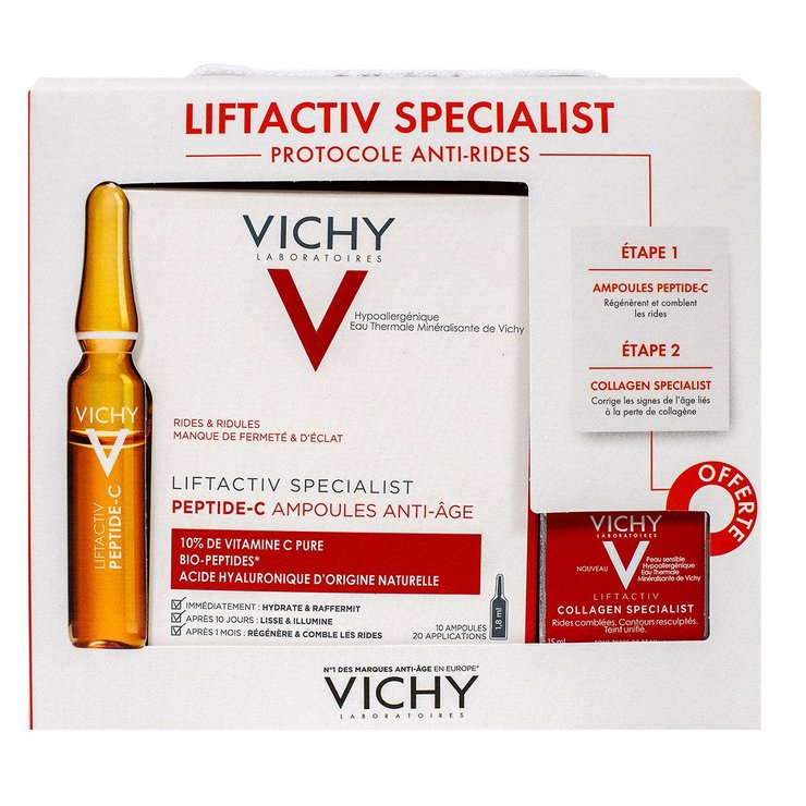 Liftactiv Specialist 10 ampoules anti-âge + crème offerte