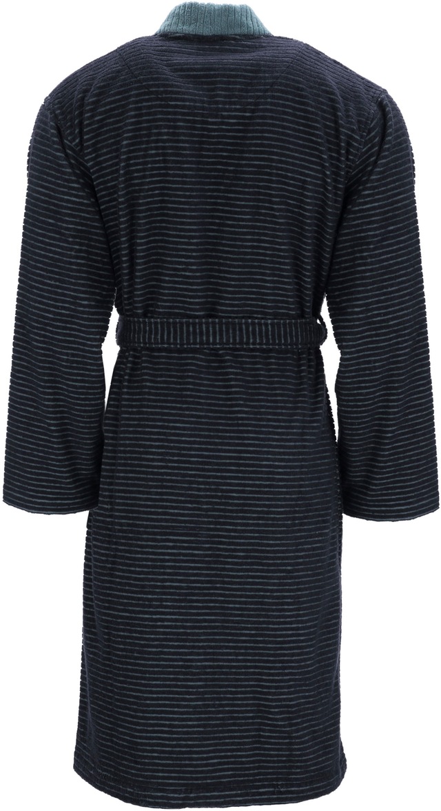 Esprit Herrenbademantel »Double Stripe, ideal für Sauna & Spa, Hotelbademantel, Morgenmantel«, 1 Stk. Doubleface Kimonomantel