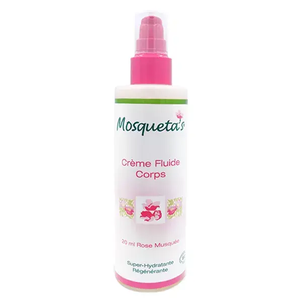 Mosqueta's Crème Fluide Corps Bio 200ml
