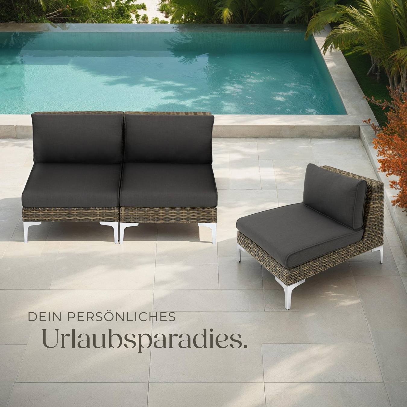 Modulares Rattanset Villanova