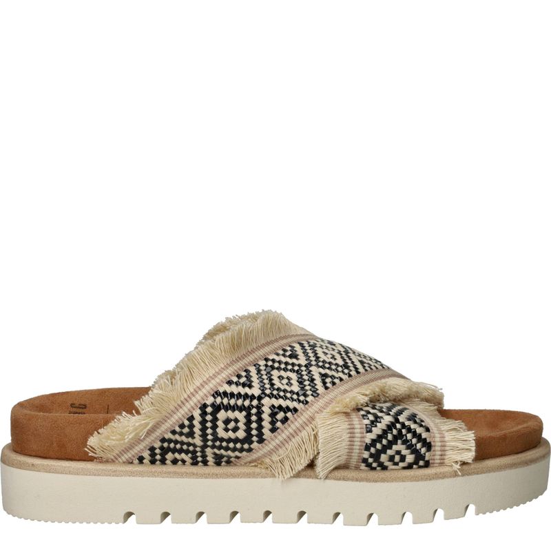 Mustang Slippers Beige Dames