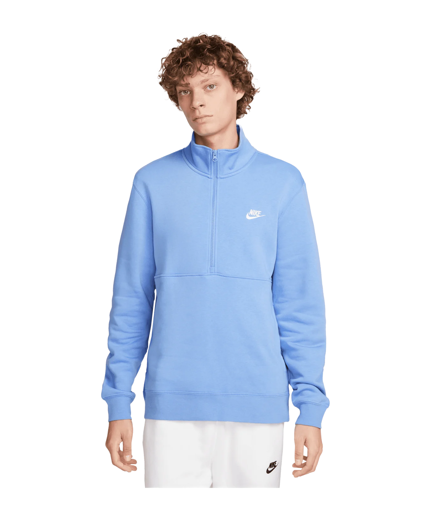Nike Club HalfZip Sweatshirt Blau F450