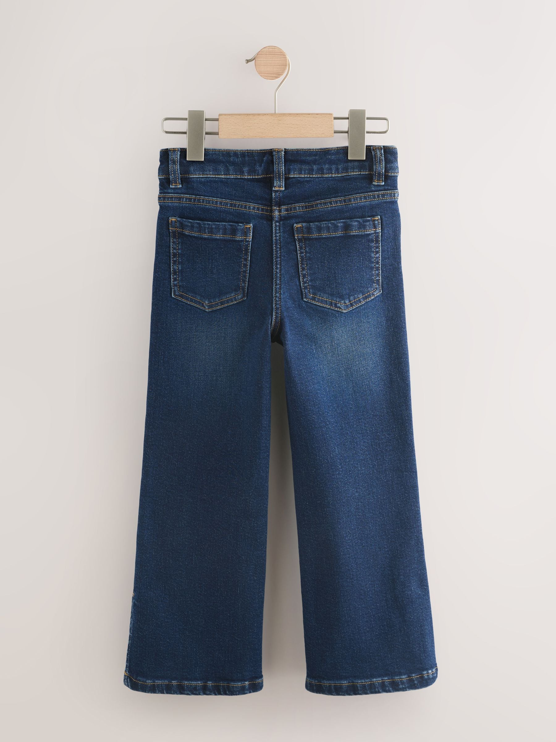 Donkerblauw - Flare jeans (3-16 jr)