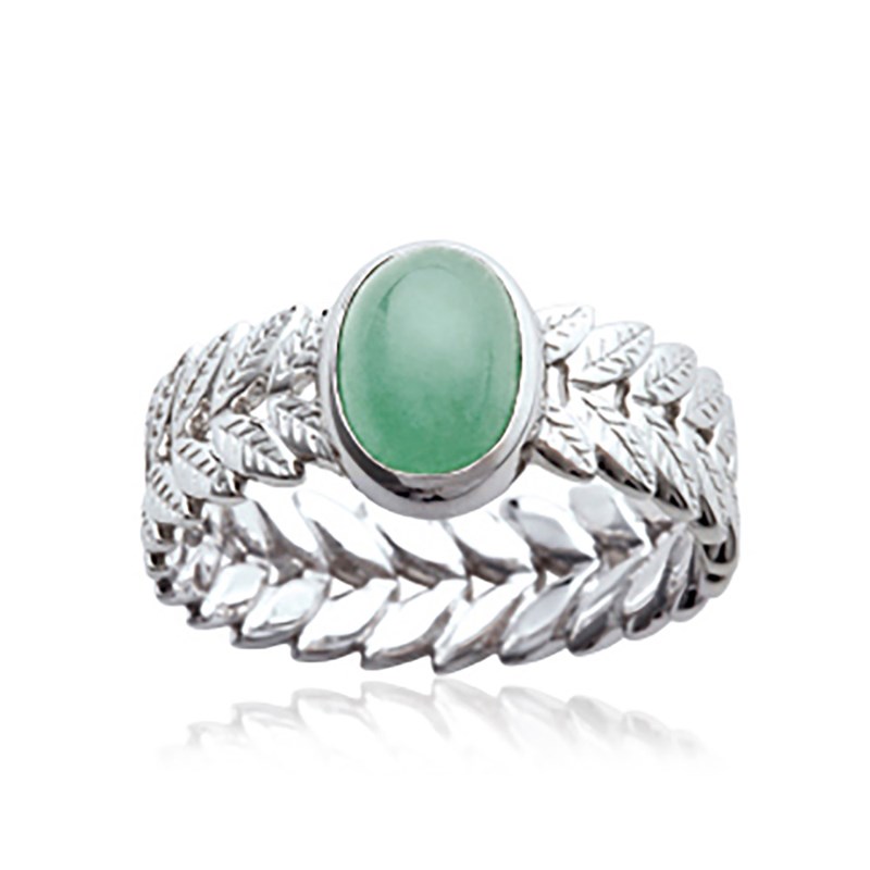 Bague Femme - Argent 925 - Aventurine