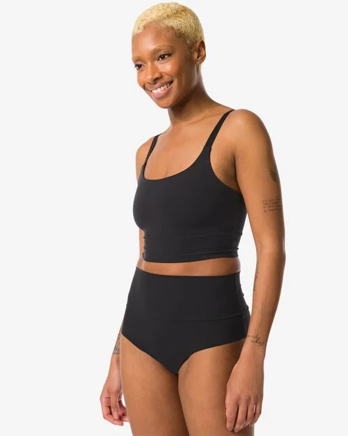 string femme taille haute ultimate comfort noir