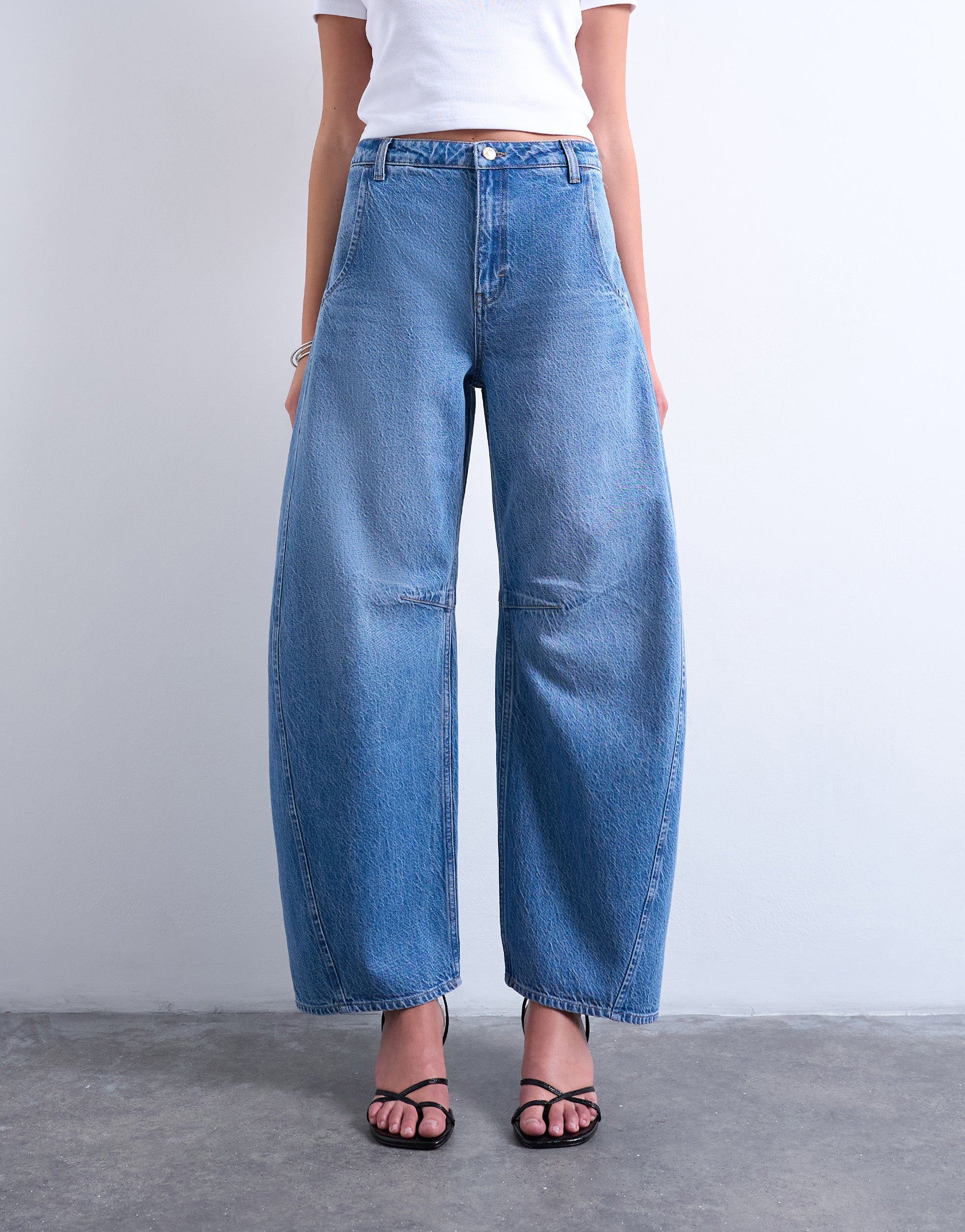 TSEMMA High rise Barrel fit Jeans