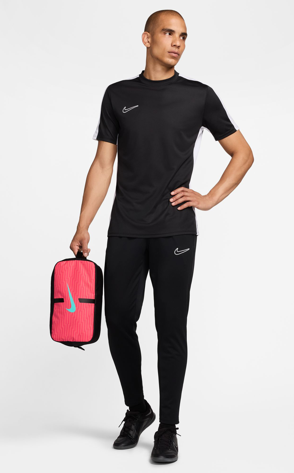 Academy Soccer Shoe Bag 017/Black/Ember Glow/Aurora Green