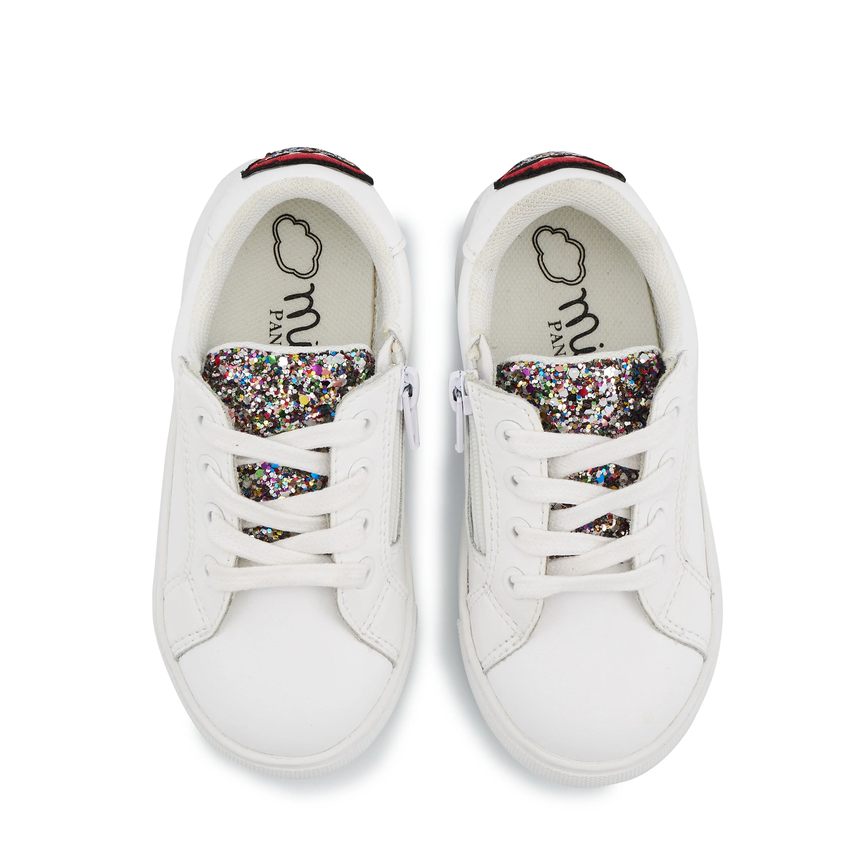 MINI SIMONE TONGUE - Sneakers en cuir | Blanc