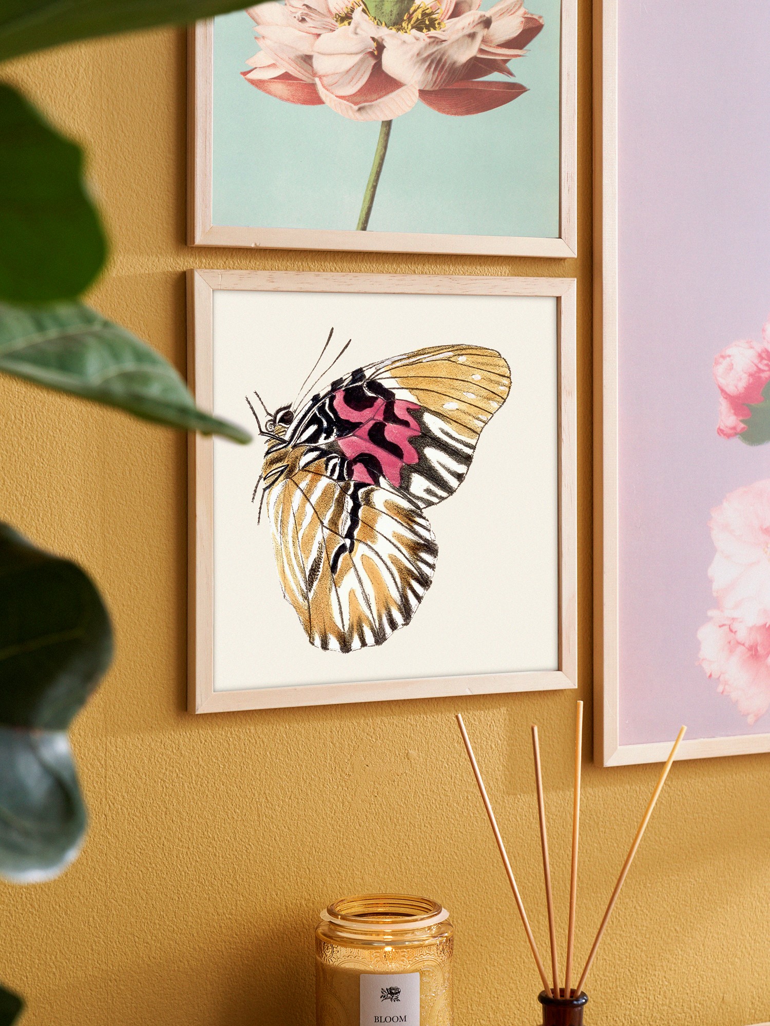 Plakat 24 x 24 | Papir. 24 x 24 cm.  | Multi | The Dybdahl Co.