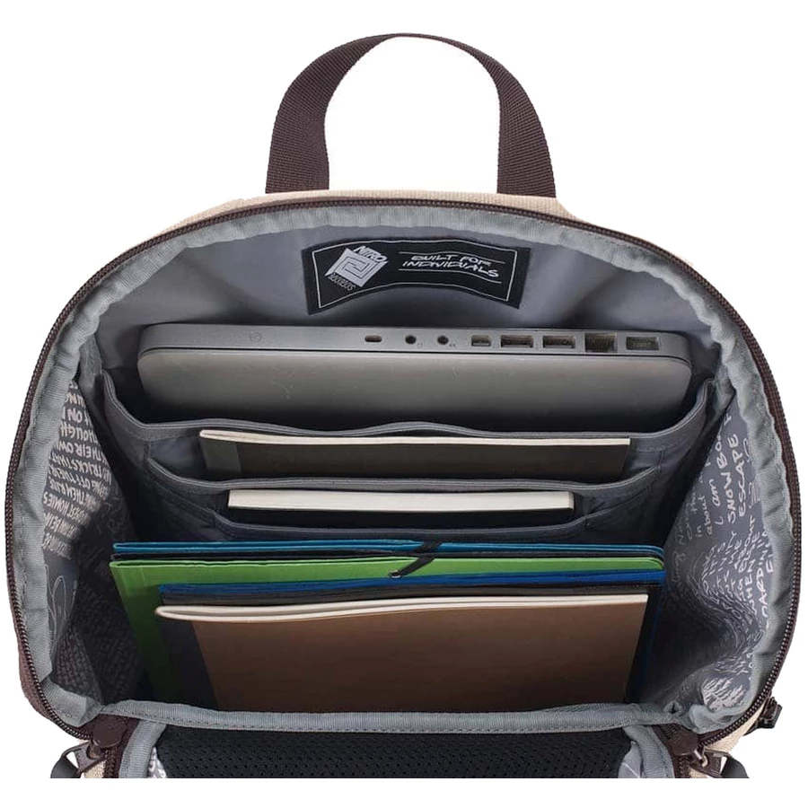Nitro Nikuro - Laptoprucksack 49 cm almond