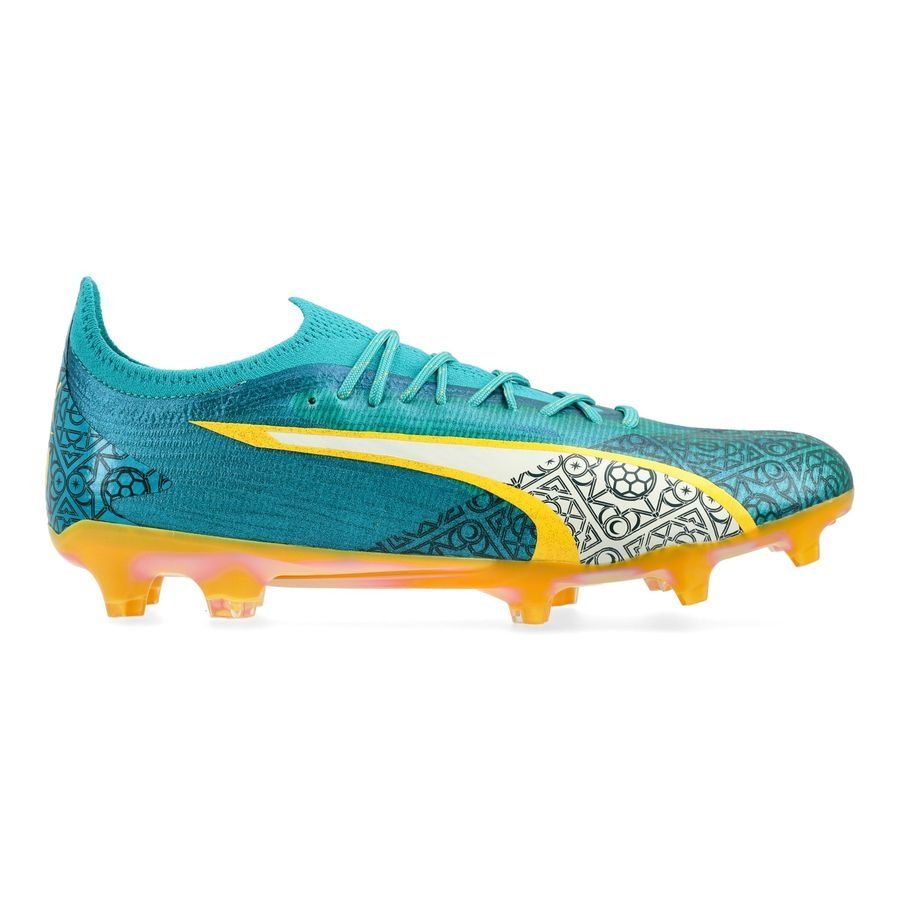 PUMA X Unisport Ultra Ultimate FG/AG Dream Factory - Deep Aqua/Alpine Snow/Tangerine ÉDITION LIMITÉE