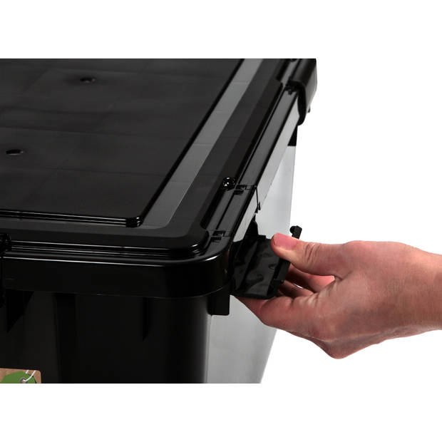 Iris Airtight Opbergbox - 30 Liter- Zwart