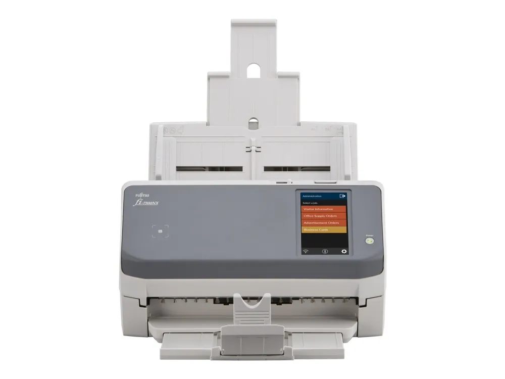 Ricoh fi-7300NX - Dokumentscanner - Dual CCD - Duplex - 216 x 355.6 mm - 600 dpi x 600 dpi - op til 60 ppm (mono) / op til 60 ppm (farve) - ADF (80 ark) - op til 4000 scanninger pr. dag - Gigabit LAN, USB 3.1 Gen 1