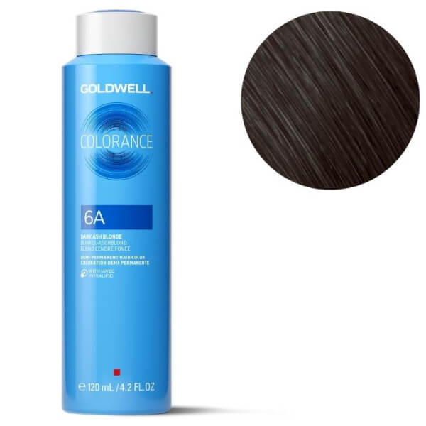 Coloration Colorance 6a col blond foncé cendré Goldwell 120ml